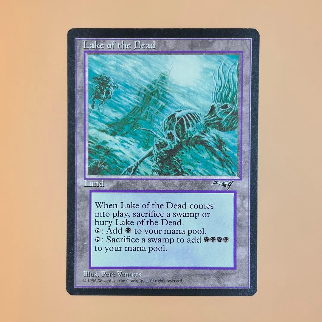 Lake of the Dead MTG 土地 レア ×1枚 アライアンス