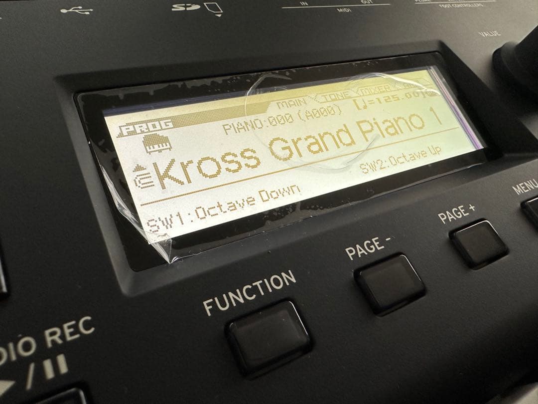 新品同様 KORG KROSS2-61-MB