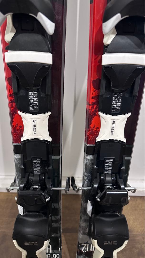 ZUMA ショートスキー BP-99 99cm LOOKビンディング付