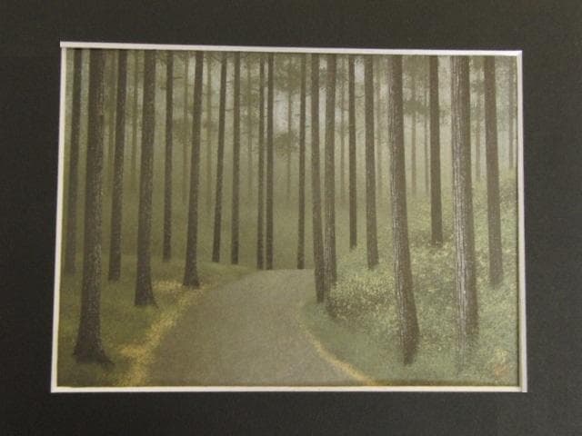 小泉智英、【木洩日】、希少な額装用画集より、新品額装付、状態良好