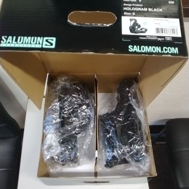 SALOMON HOLOGRAM BLACK ビンディング Sサイズ