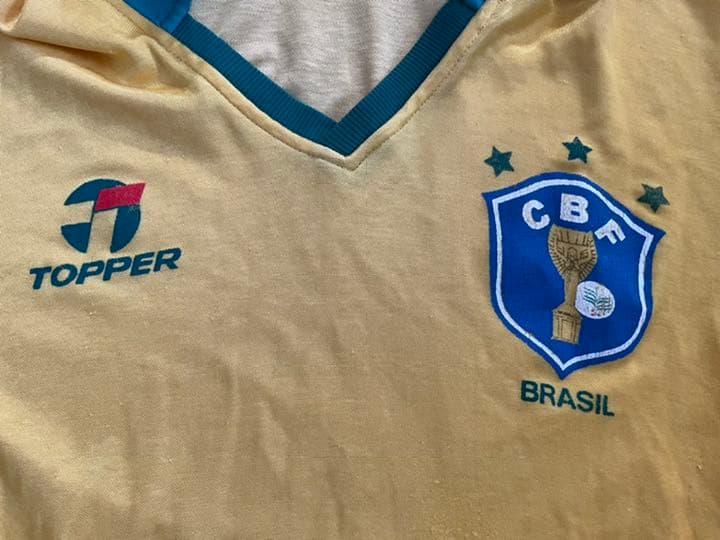 サッカー ブラジル 星3個 ユニフォーム ビンテージ サンパウロ製 topper