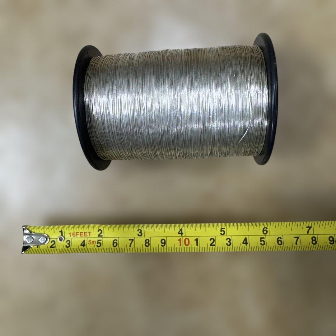 弦楽器弓用 #銀巻線 #Ag925 約130m 業務用スプール 修理・製作向け