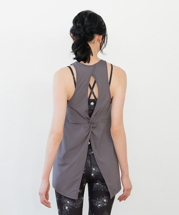 【SUKALA】新品 未使用フラワープリントセパレートタンクトップ Mサイズ