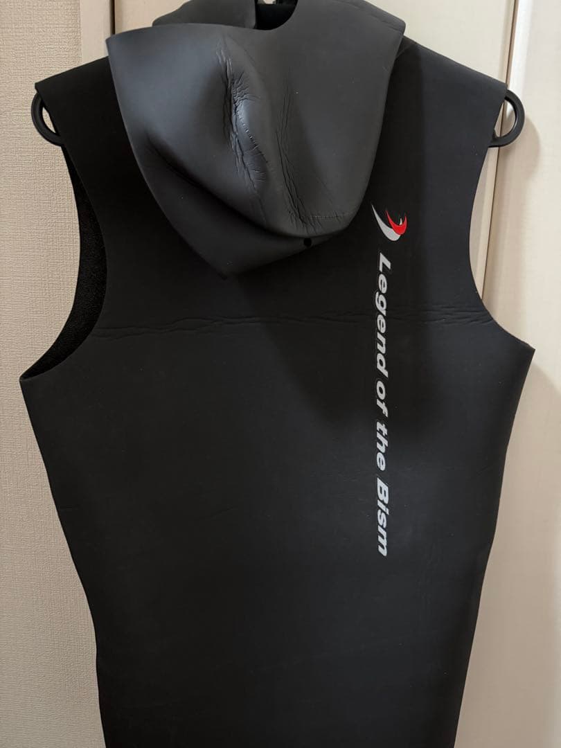クロロプレンゴム製 ブラック ダイビングウェットスーツ　タッパーベスト