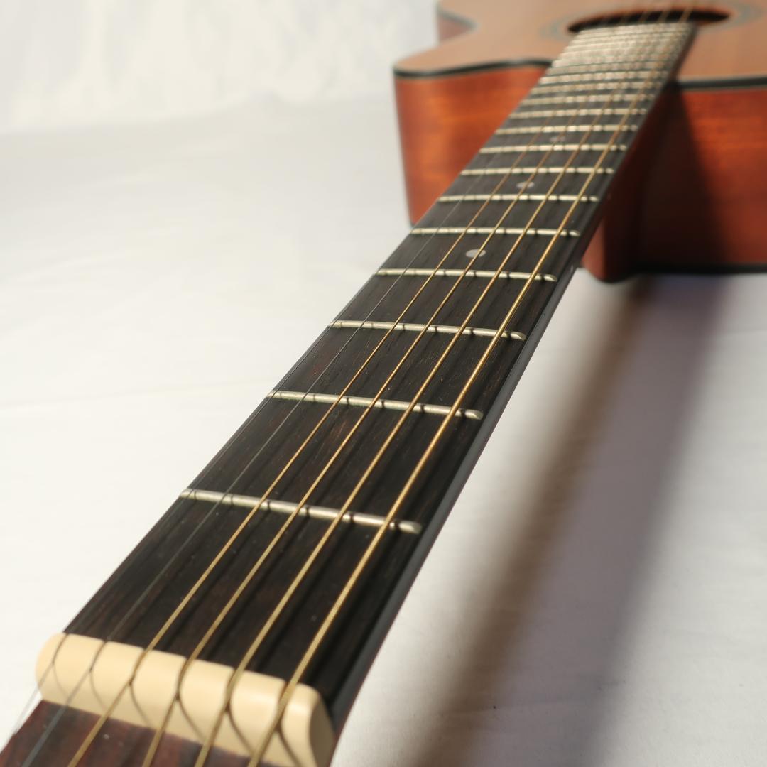 美品 Morris SS-30NAT ミニギター トップ単板 マホガニーボディ