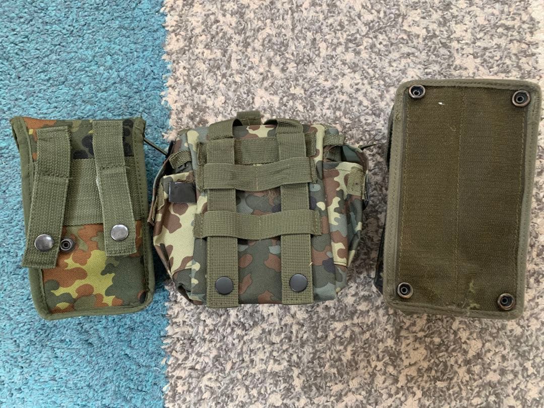 フレックターン迷彩ポーチ3個