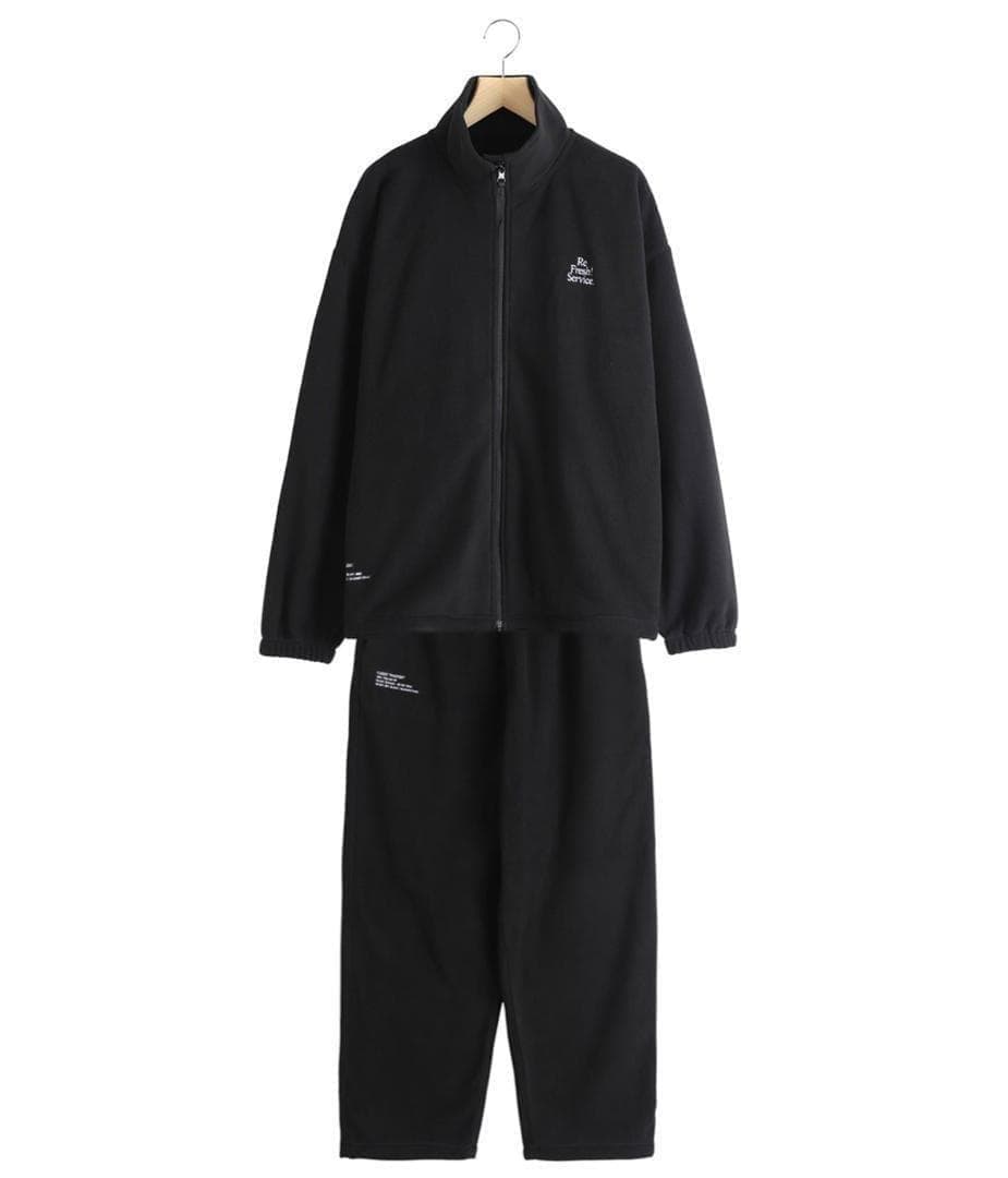M　フレッシュサービス FLEECE TRACK SUIT　フリース　黒