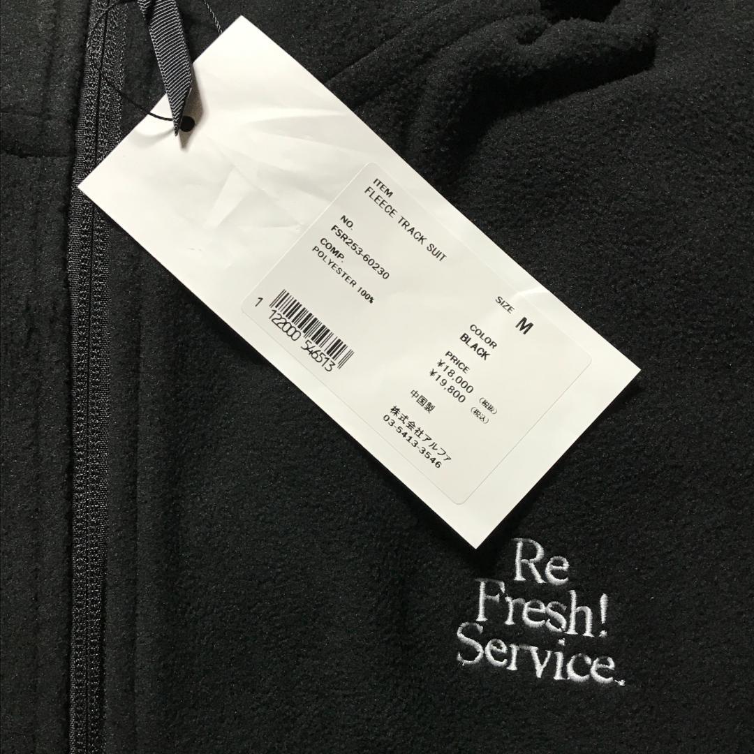 M　フレッシュサービス FLEECE TRACK SUIT　フリース　黒