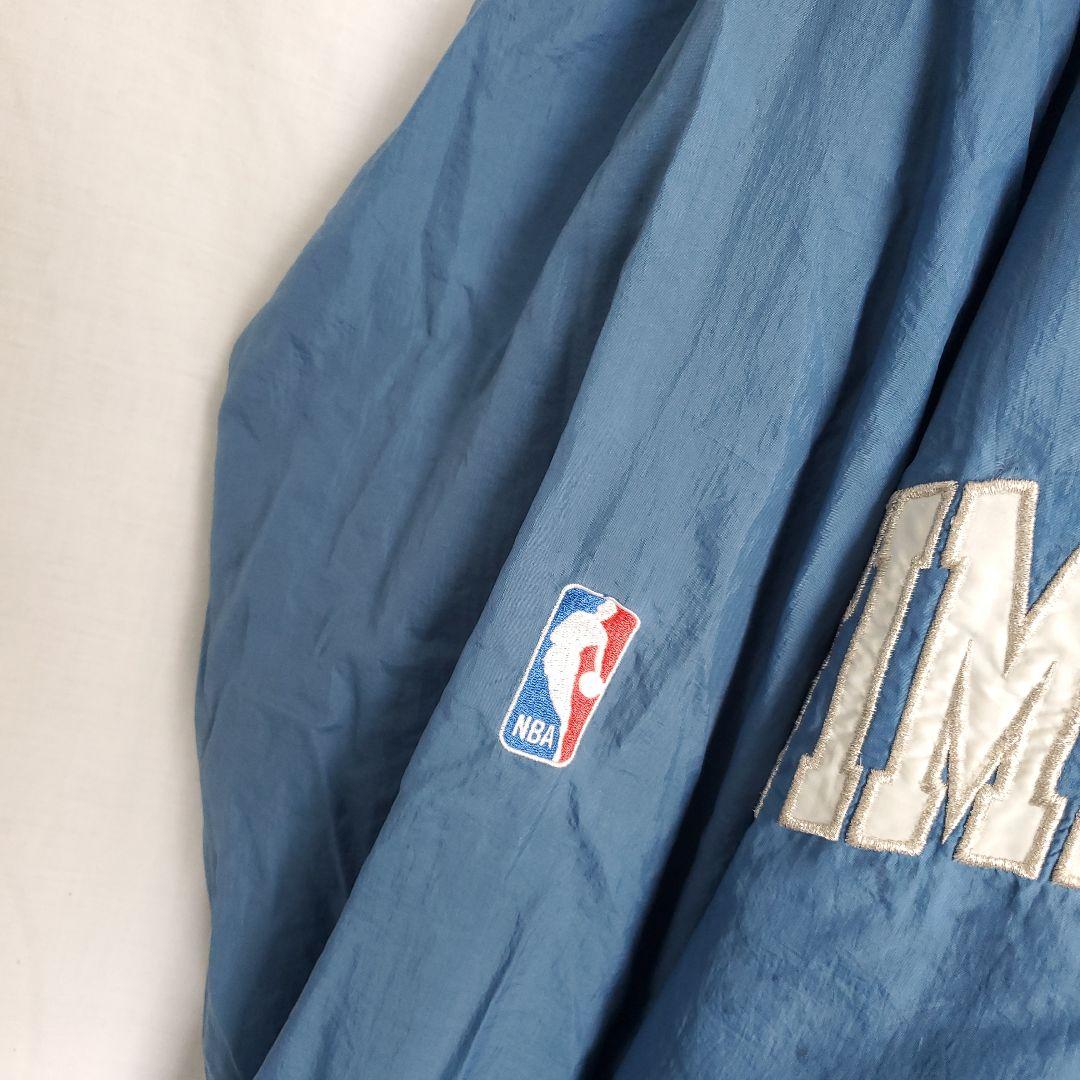 チャンピオン　ウルブズ ナイロン プルオーバージャケット　ビッグロゴ　　NBA