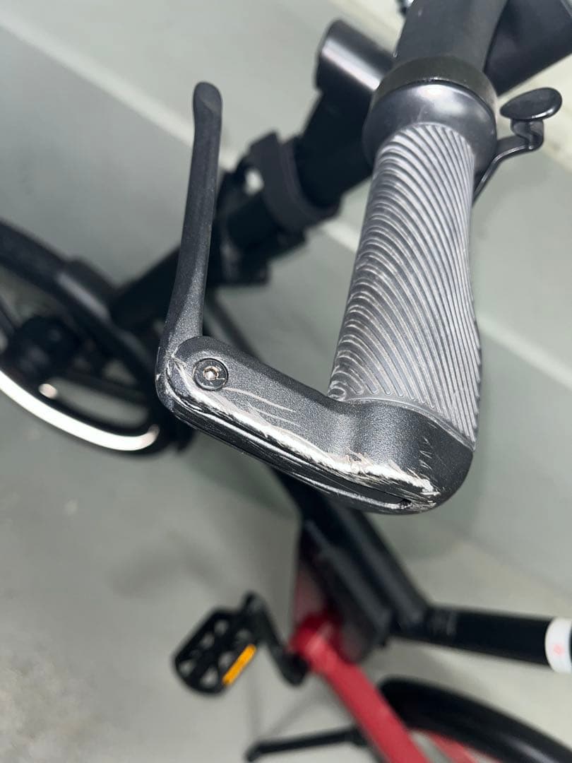 【jazzy3104】HONBIKE/折りたたみ自転車/黒＆赤/