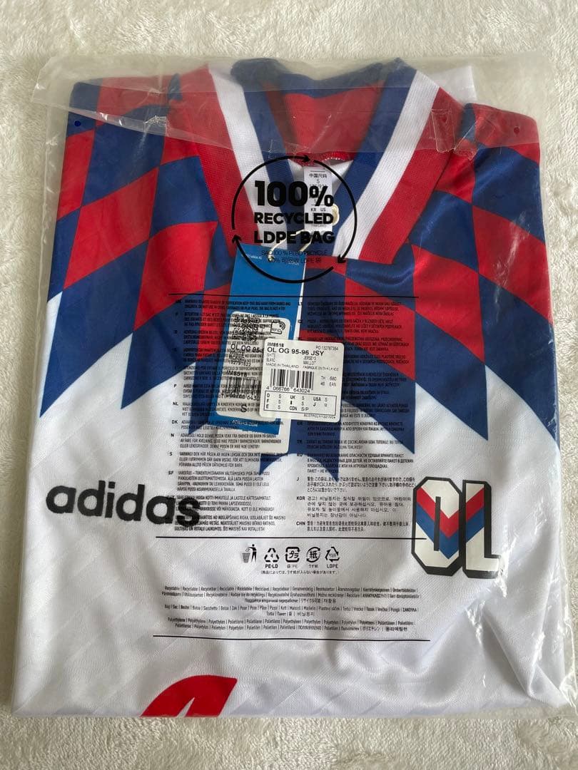 【日本未発売】OLYMPIQUE LYONNAIS 95/96 JERSEY