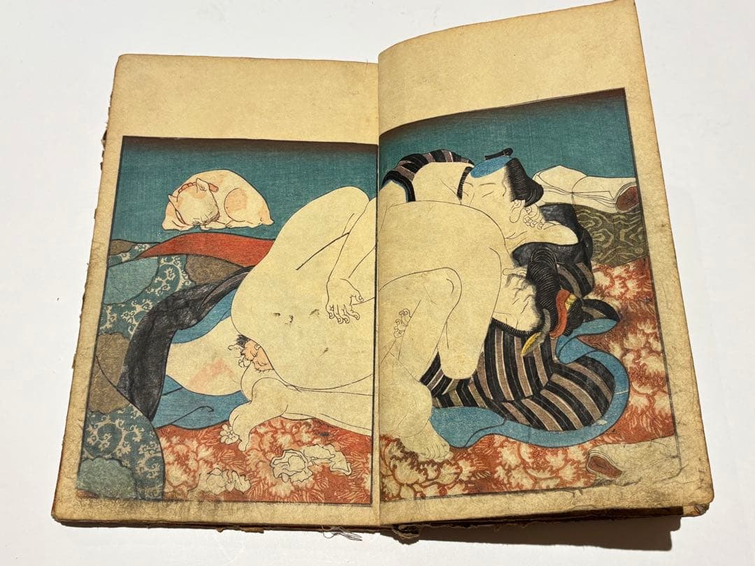 「色道十八ケ条 中巻」麿丸（歌川国麿）画 1冊|艶本 春画 浮世絵 江戸時代