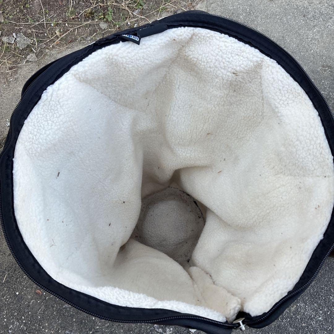 アフリカ 民族 打楽器 大型 ジャンベ ケース付き高さ63cm 打面32cm