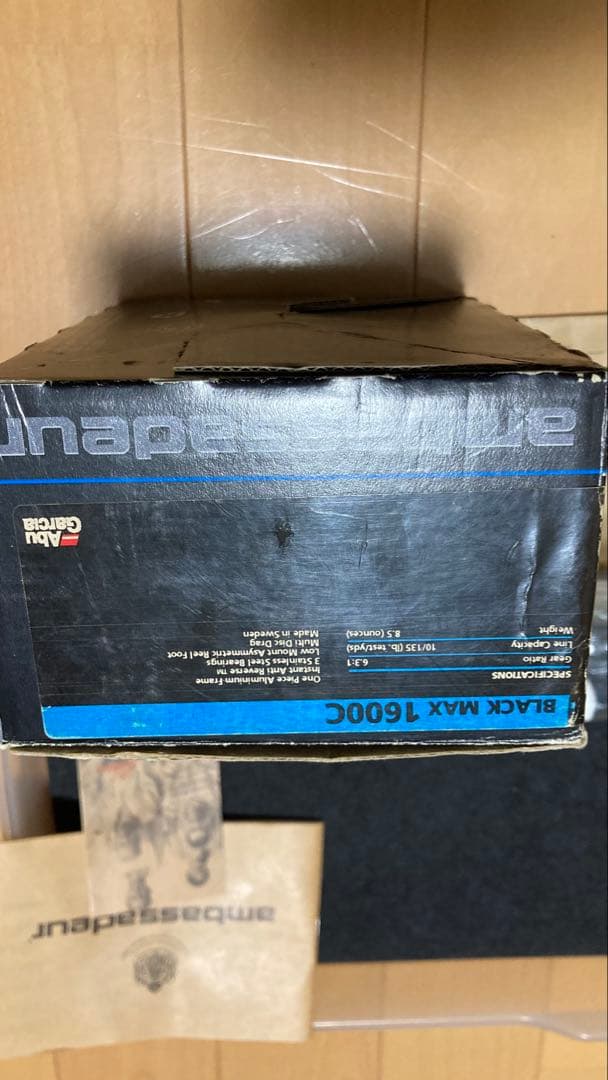 極美品　ambassadeur Black Max 1600C アブ　未使用