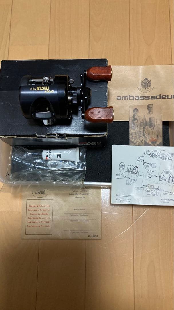 極美品　ambassadeur Black Max 1600C アブ　未使用