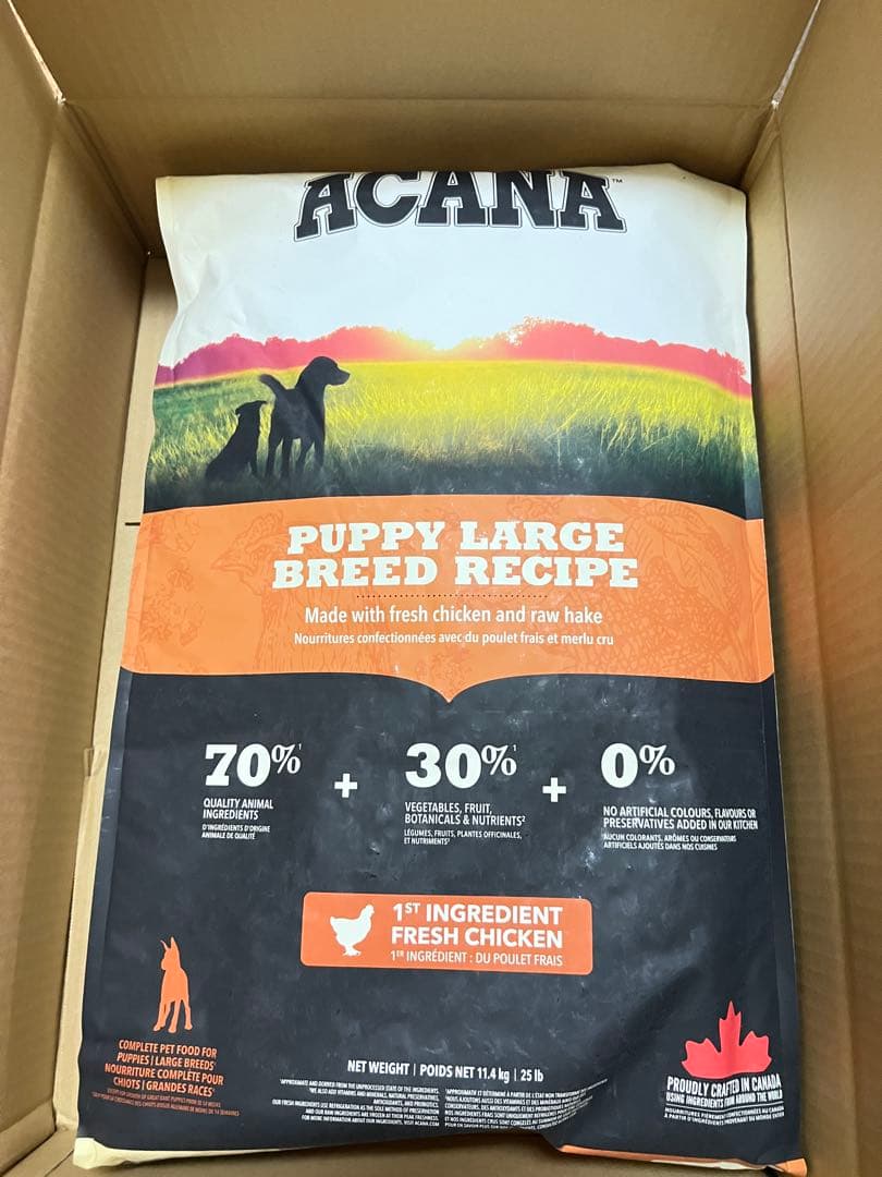 ACANA (アカナ) ドッグフード パピーラージブリード 11.4kg