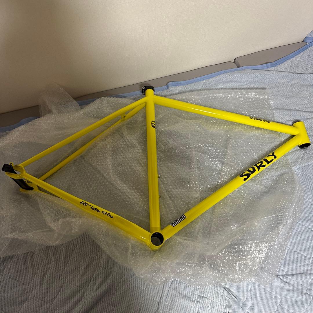 【新品】SURLY STEAMROLLER 49 イエロー