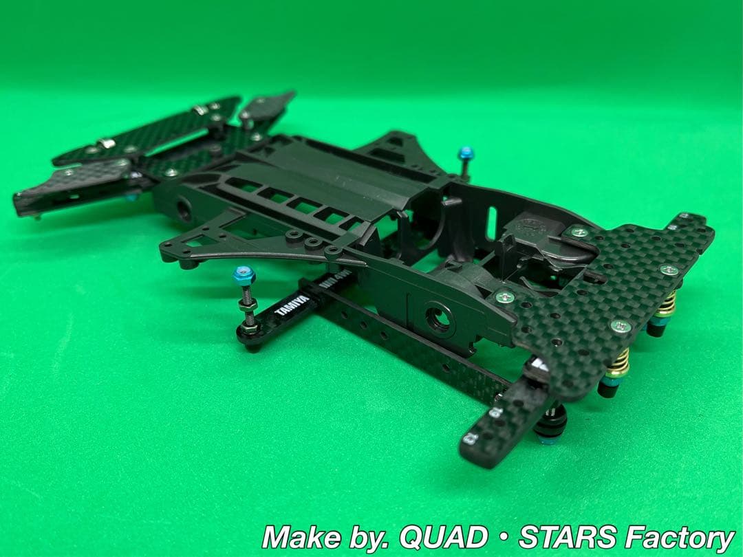 【ミニ四駆・FM-A用】2軸ATスラダン＋1軸リヤアンカー＋リヤスキッドローラー