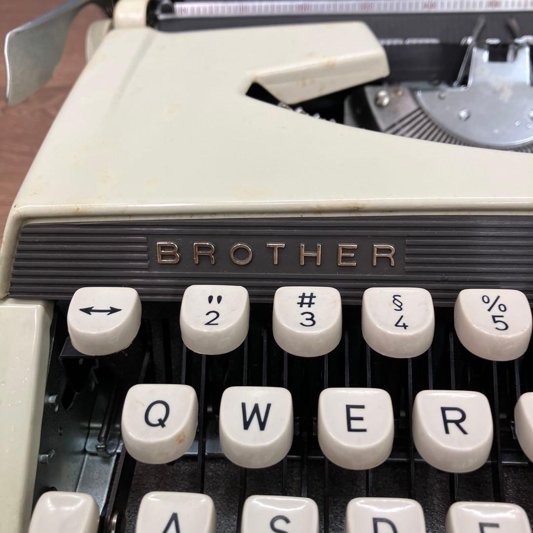 B-5 昭和レトロ 希少 Brother ブラザー タイプライター 文具 雑貨