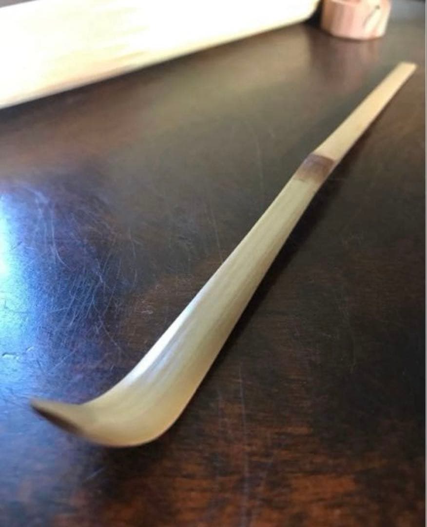 茶道具　茶杓　大徳寺養徳院　神波東嶽　つれづれ　茶杓師　共箱付き　茶杓