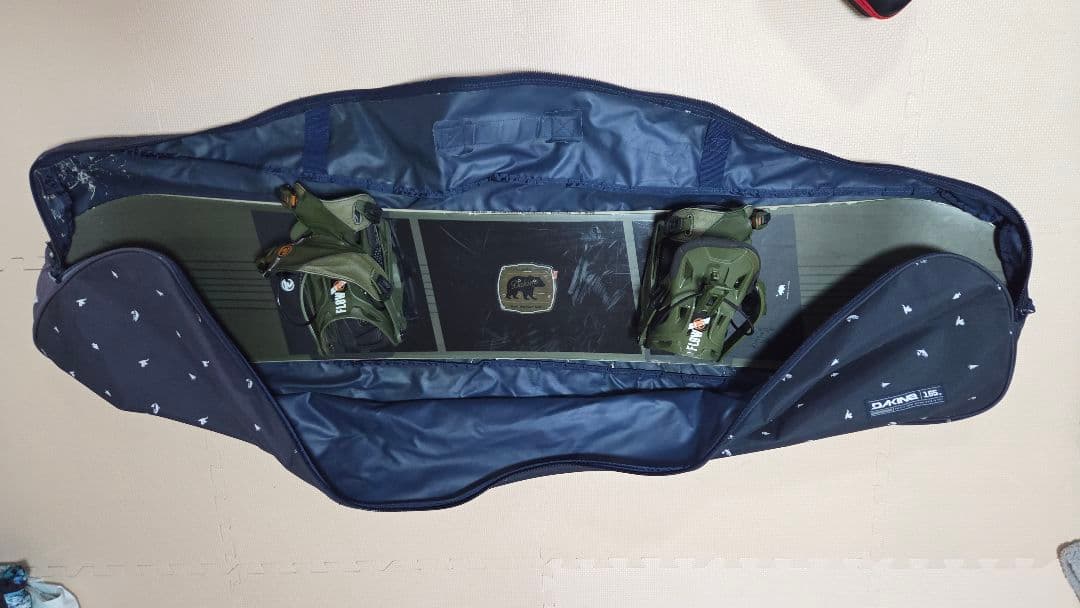 FLOWスノーボード ビンディング ケース付き