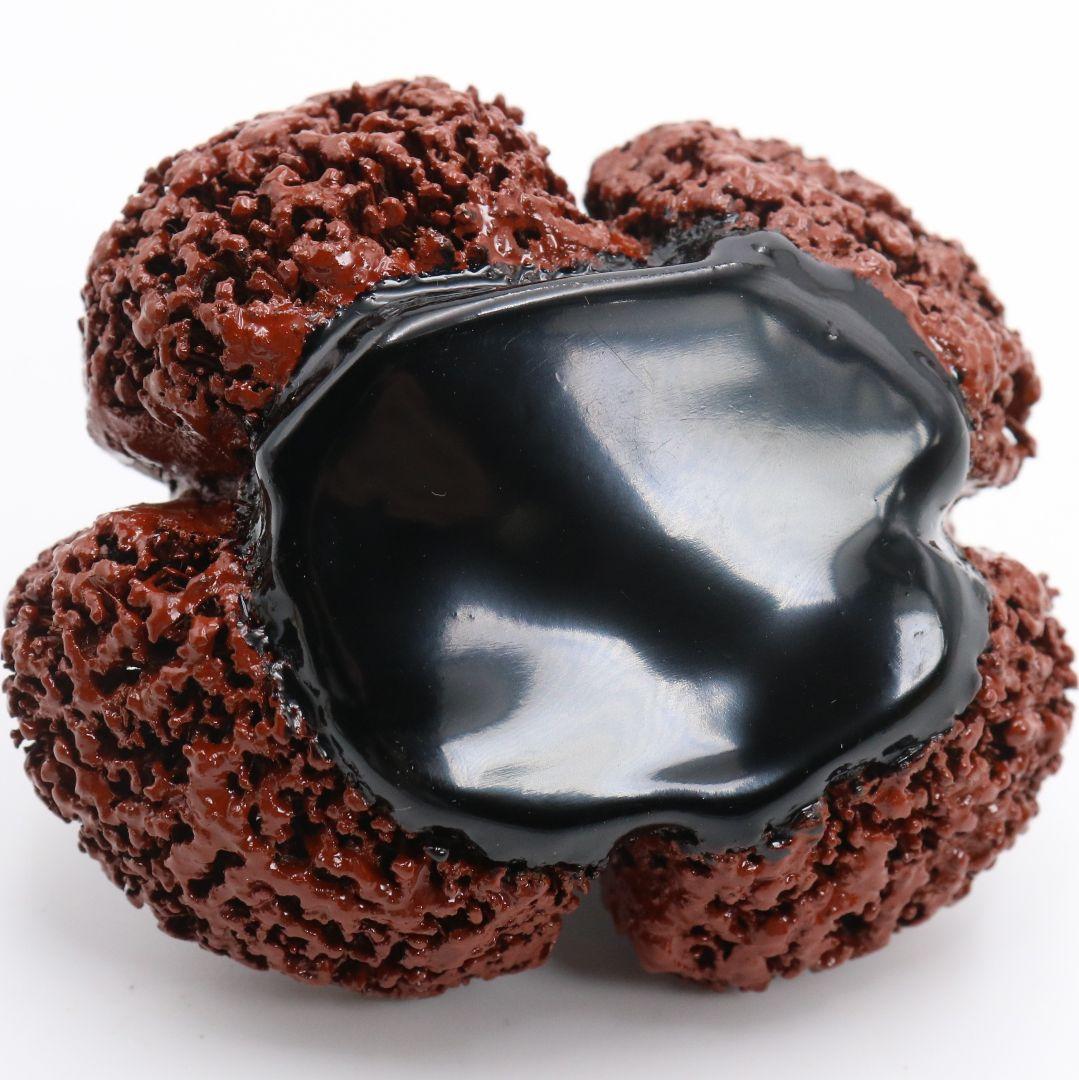 塗師 川岸充雅作 輪島塗乾漆造 栗香合 茶道具 共箱　V977