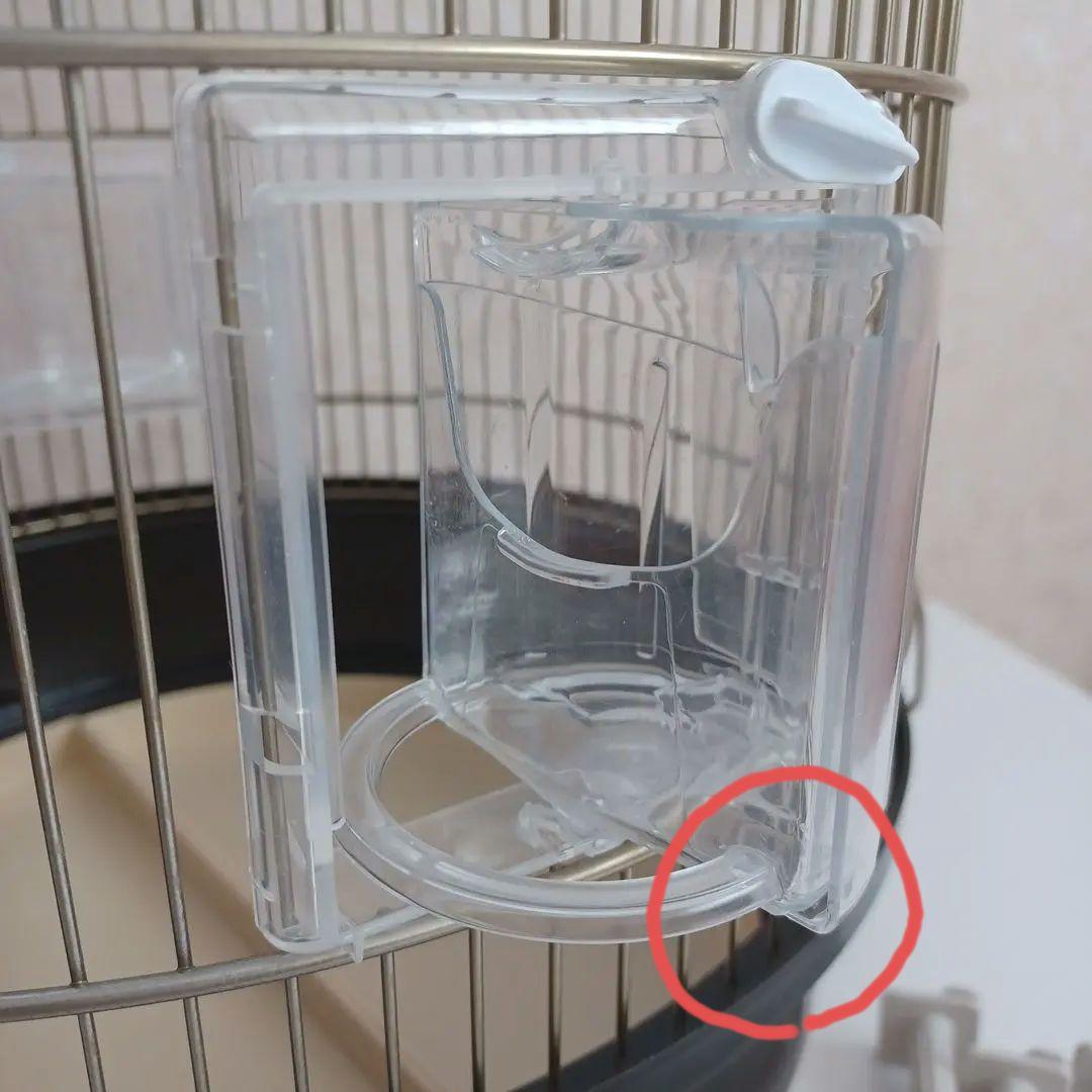 ファープラスト レジーナ 鳥かご 餌入れ ドーム型 カバー付きフルセット　水浴び