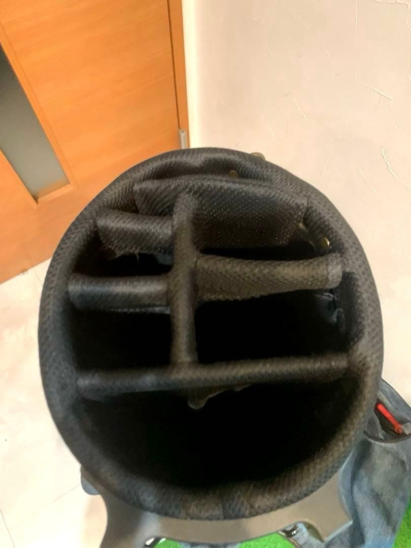 希少　完売　良品　ラヘラゴルフ　デニム　キャディバッグ　スタンド