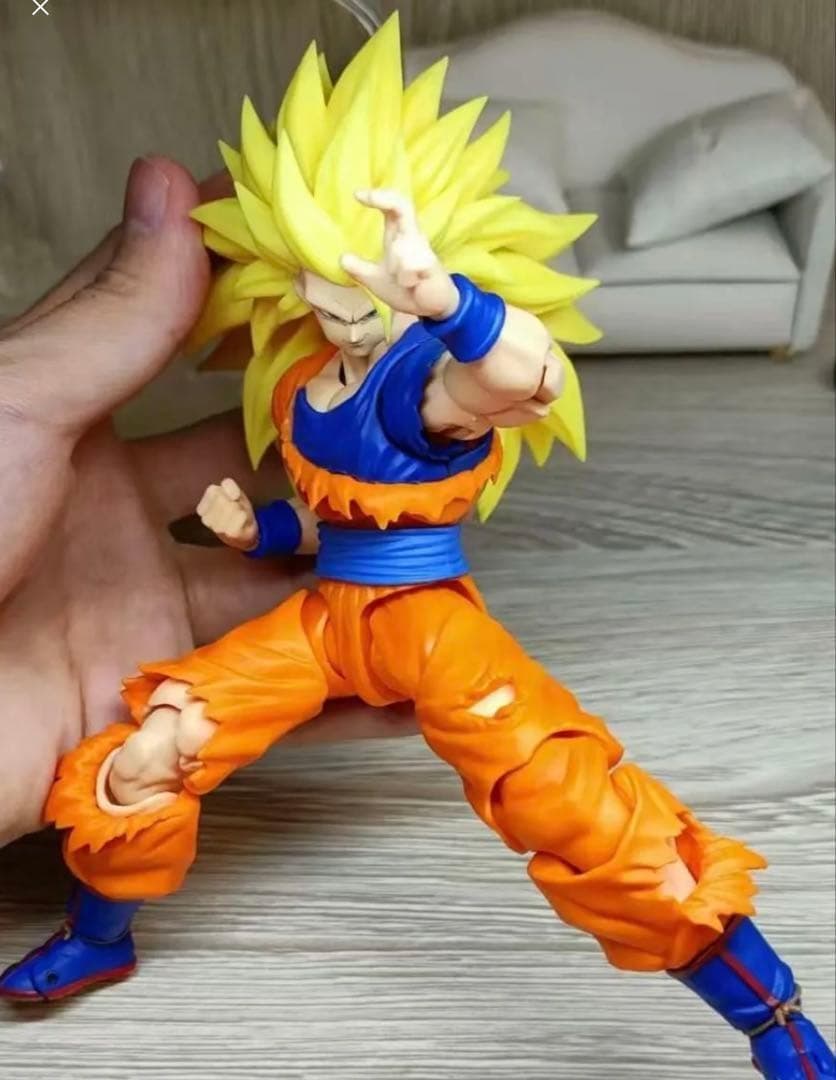 激レア S.H.Figuarts用　スーパーサイヤ人3孫悟空カスタムヘッド