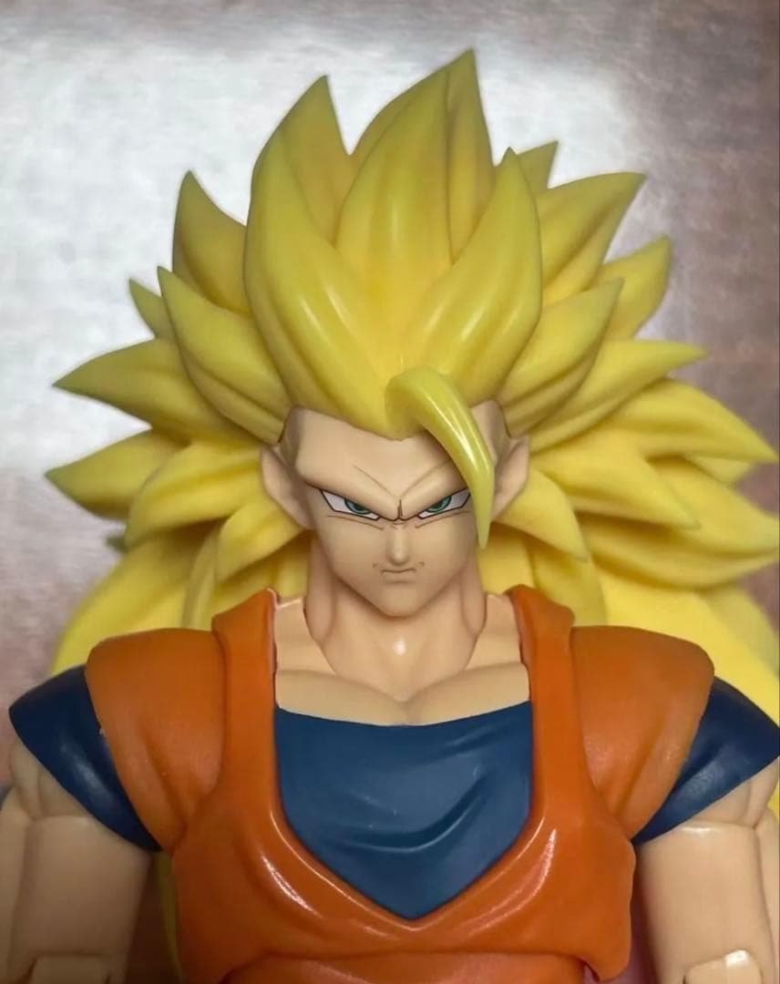 激レア S.H.Figuarts用　スーパーサイヤ人3孫悟空カスタムヘッド