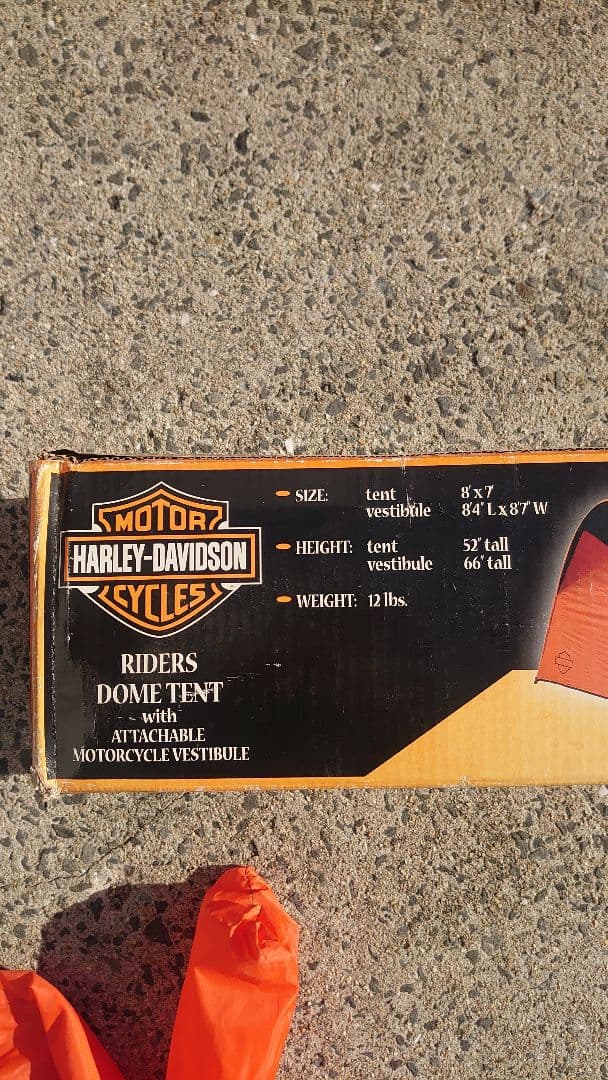 ハーレーダビッドソン テント　ライダードームテント