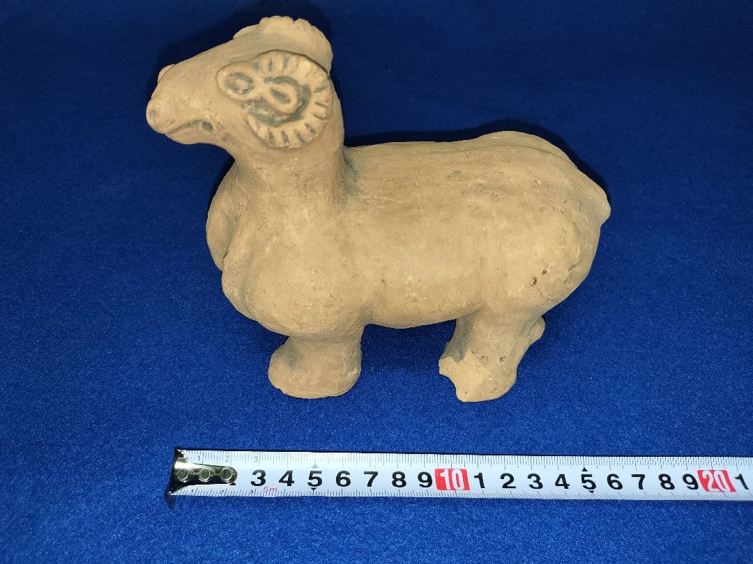 古代のロマン　土偶　土器　羊土偶　宇宙人土偶　考古学者のロマン　複製