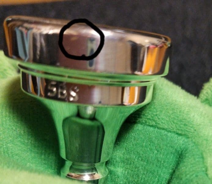 デニスウィック トロンボーンマウスピース ５ＢＳ 細管 ＳＰ