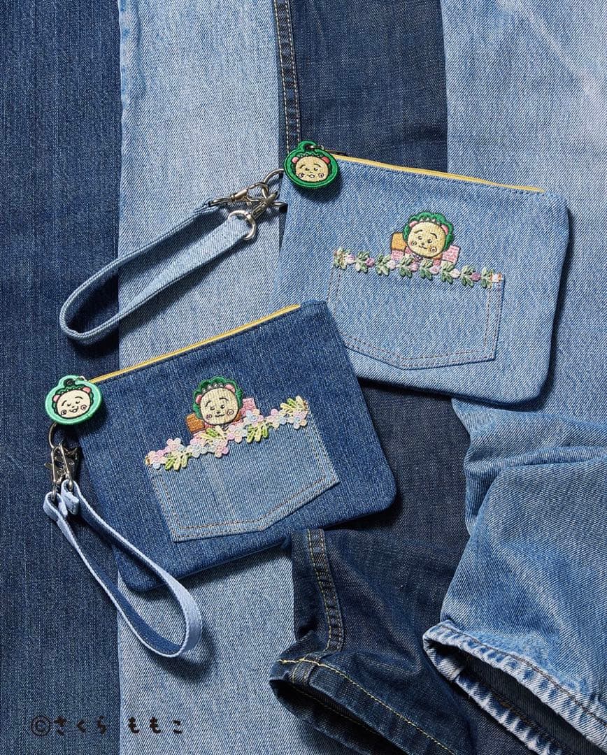 青山デカーボ　コジコジ缶3 コジコジデニムポーチ