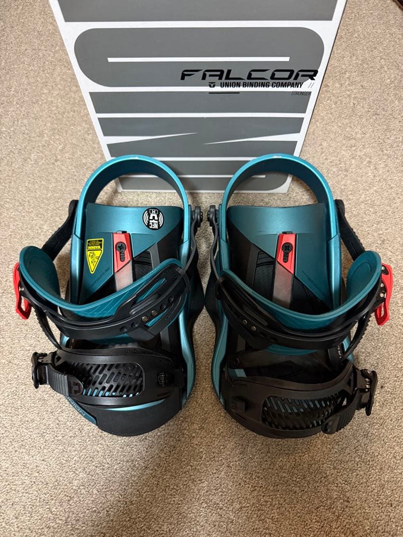 スノーボード UNION Falcor binding TEAL