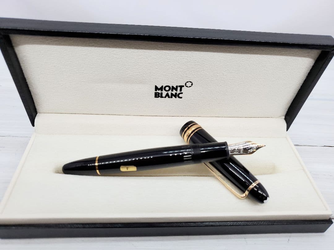 モンブラン マイスターシュテュック 14K 4810 万年筆　ネーム有　吸引式