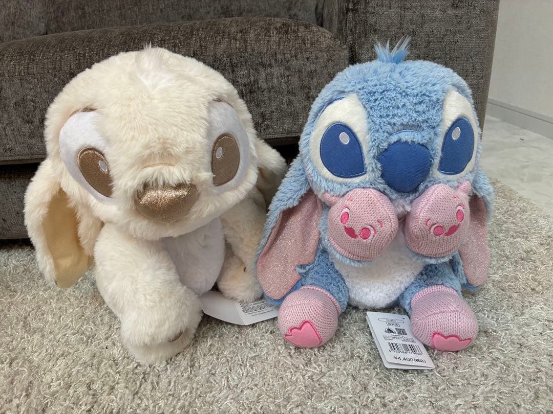 専用スティッチ　winter color winter white ぬいぐるみ