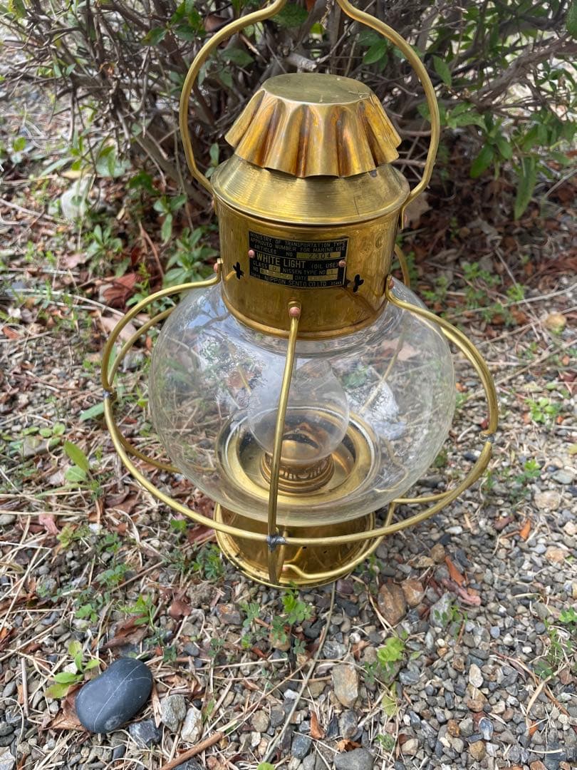 日本船燈 1973年製アンティーク石油ランプ