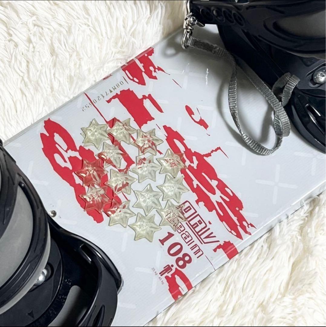 【3点セット】スノーボード ジュニア　IGNIO GRV TEAM 108