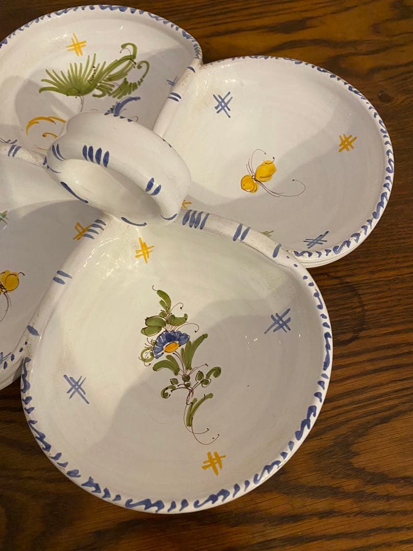 Moustiers ムスティエ焼 アペリティフ つまみ セットファイアンス