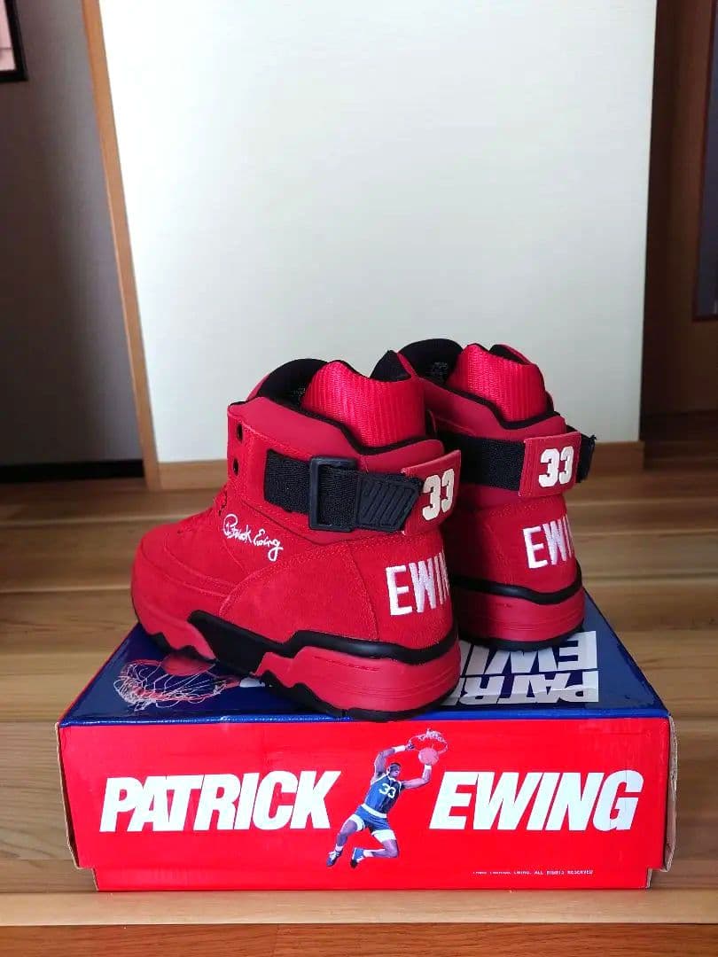 新品未使用 PATRICK EWING ユーイングアスレチックス レッド