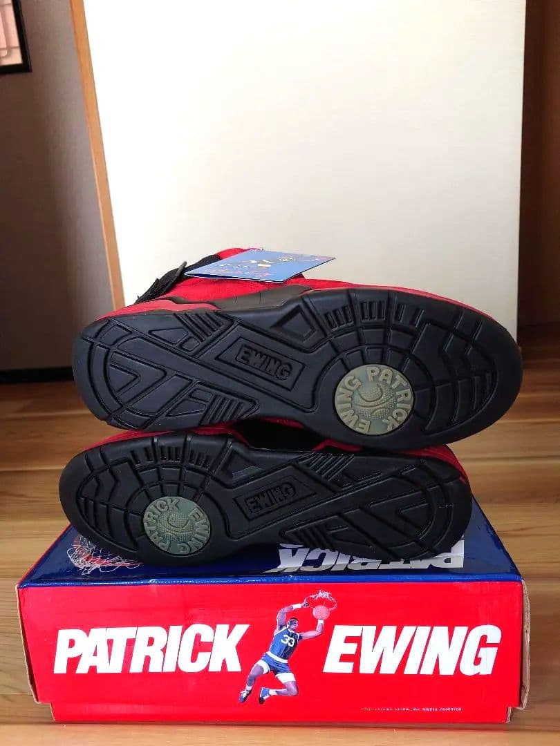 新品未使用 PATRICK EWING ユーイングアスレチックス レッド