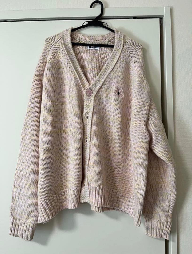 ⭐️未使用美品⭐️Naptime カーディガン ピンク系 西島隆弘 2024AW
