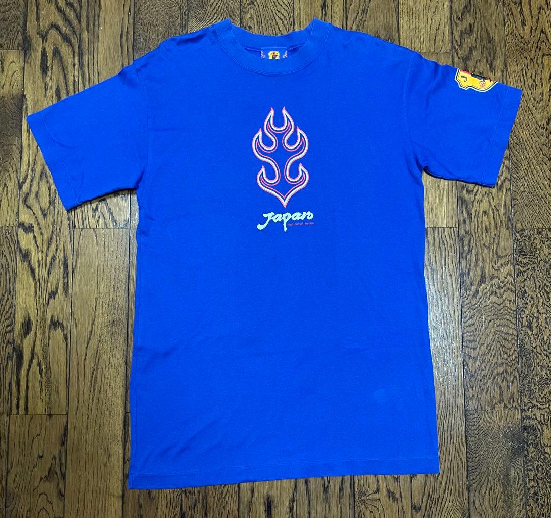 日本代表　1995 Tシャツ　炎柄　フレイム