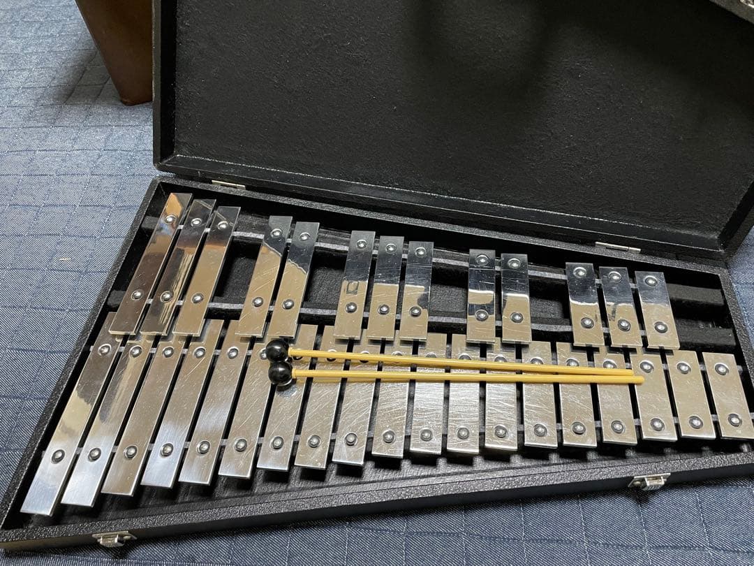 Saito 鉄琴 ふたの取れるハードケース付