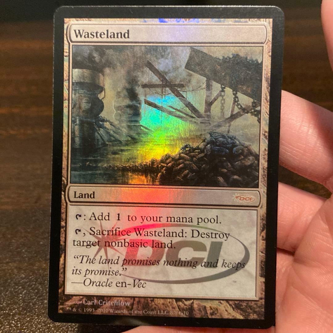 不毛の大地/Wasteland(2010年版ジャッジ褒賞)[DCIマーク]　2枚