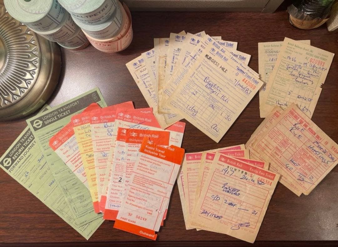 海外　マルシェ袋　ヴィンテージドイツの袋2種7枚✖️5