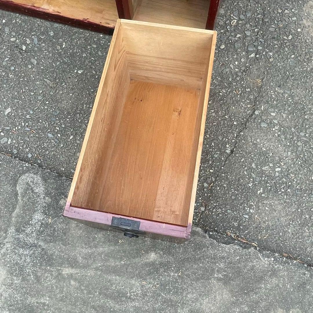 時代箪笥　五段　収納家具　アンティーク 大正　昭和家具