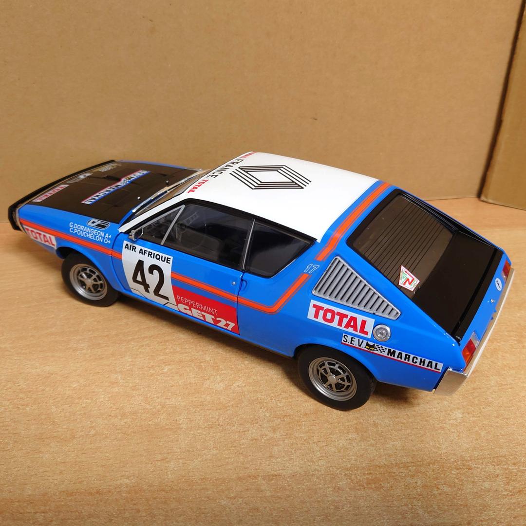 1/18 ルノー 17 ゴルディニ アビジャン ニース 1976 #42 ブルー
